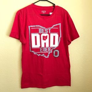 Red “Best Dad Ever” t- Shirt